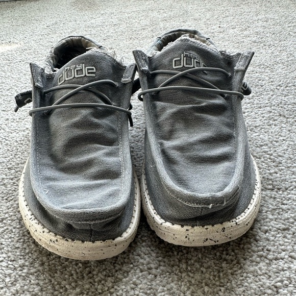 Hey Dude Wally Stretch Iron Gray Slip-On Shoes Size 11 - Picture 3 of 8